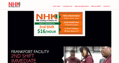 Desktop Screenshot of nhkseating.com